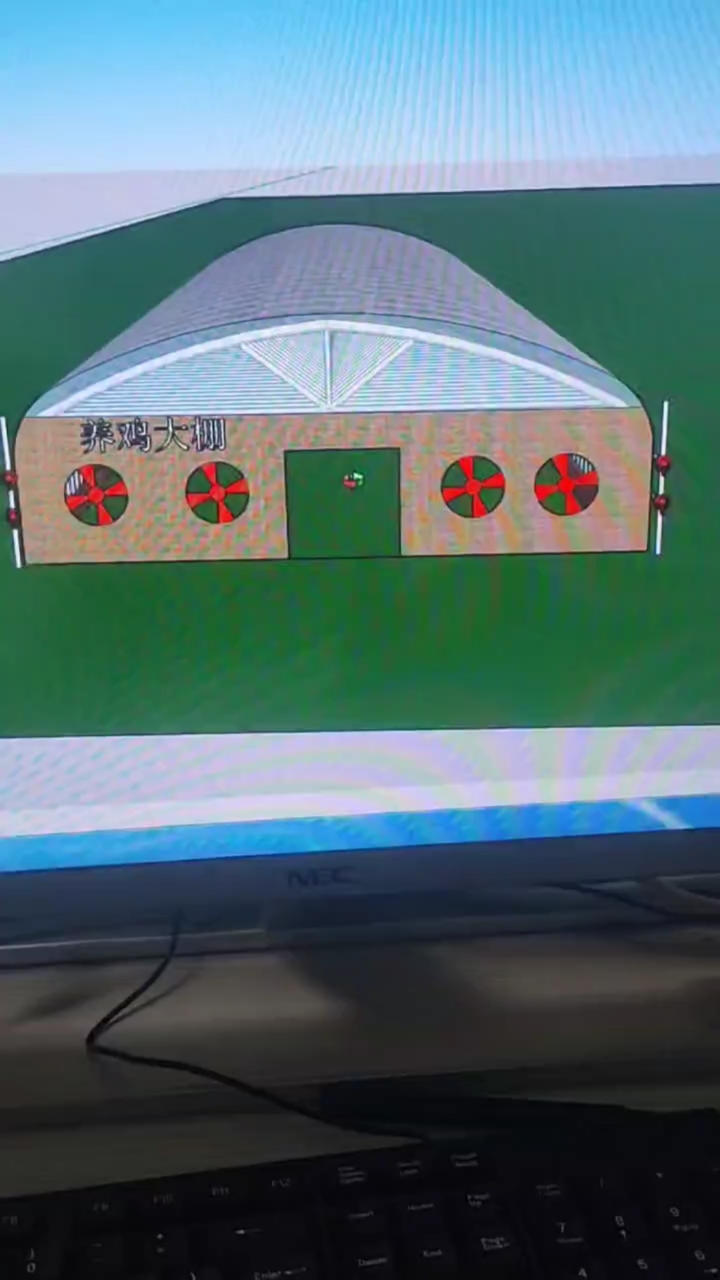 #养殖大棚～赵国#养鸡棚,棚内最低点3.2米,保温好,冬暖夏凉,实体厂家专业生产温室大棚