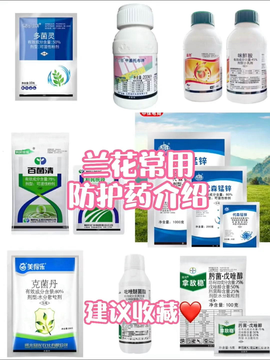 #兰花#兰花常用防护药介绍