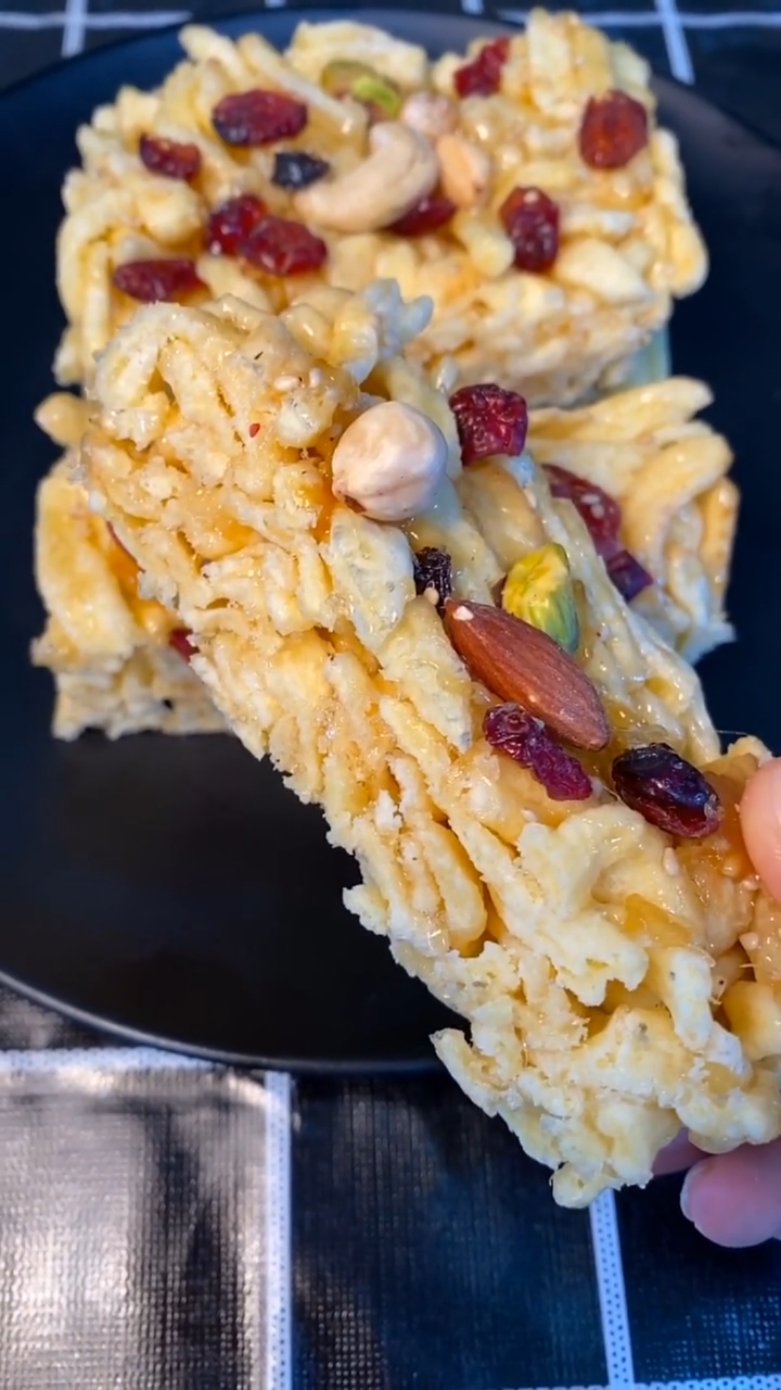 #美食#自己在家也能做萨其马