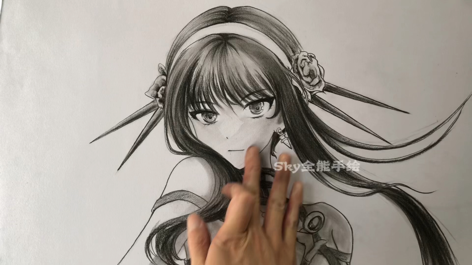 #画画原来如此简单#手绘间谍过家家动漫人物约尔福杰过程