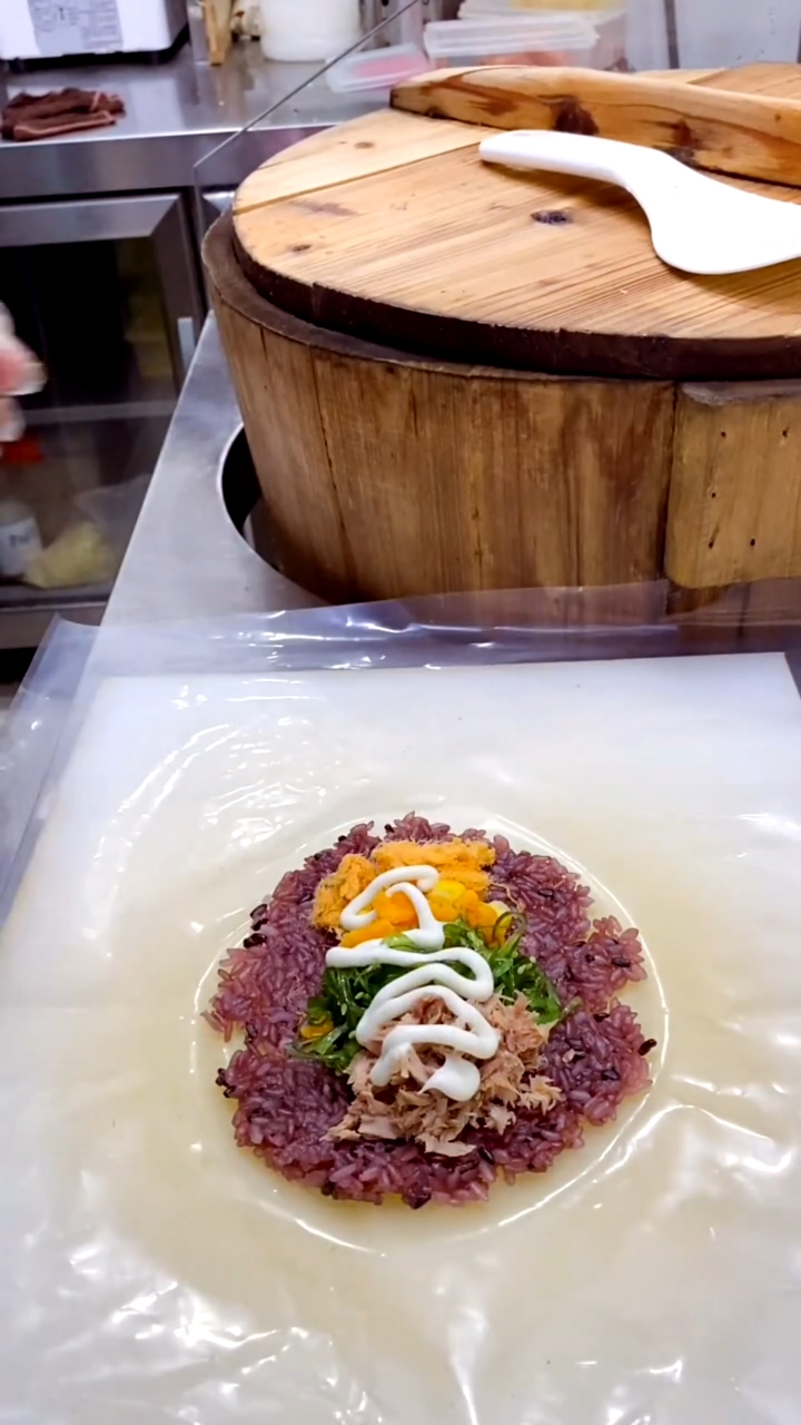 一口能吃下去的饭团
