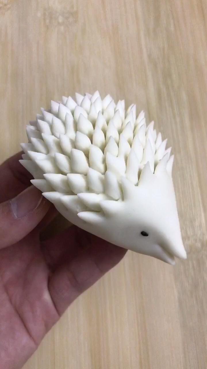 小刺猬馒头手法
