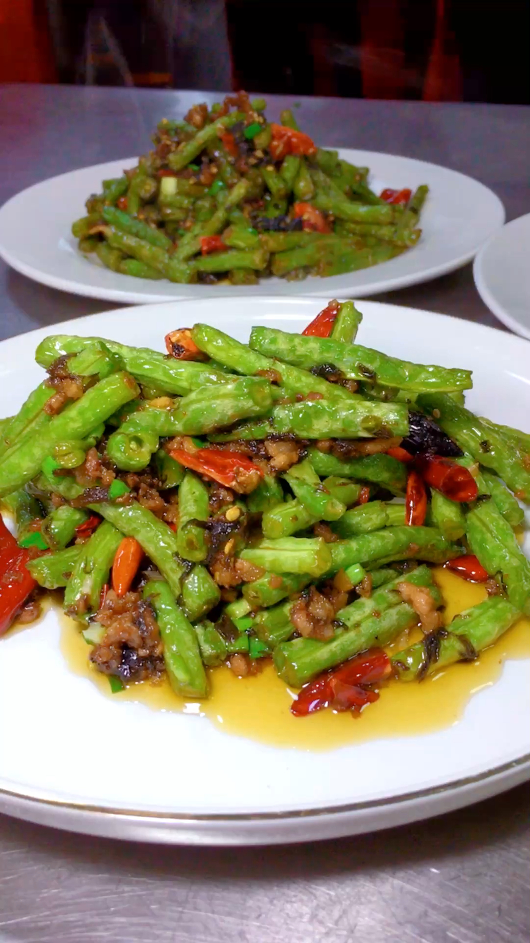 #美食#“肉末榄菜四季豆”味道真的超级好!