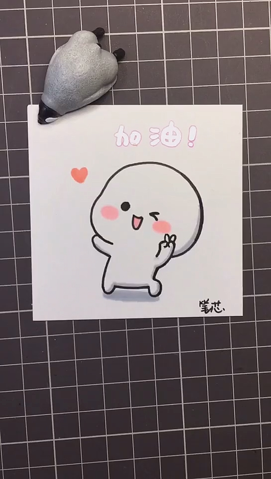 #简笔画#可爱丸子娃娃
