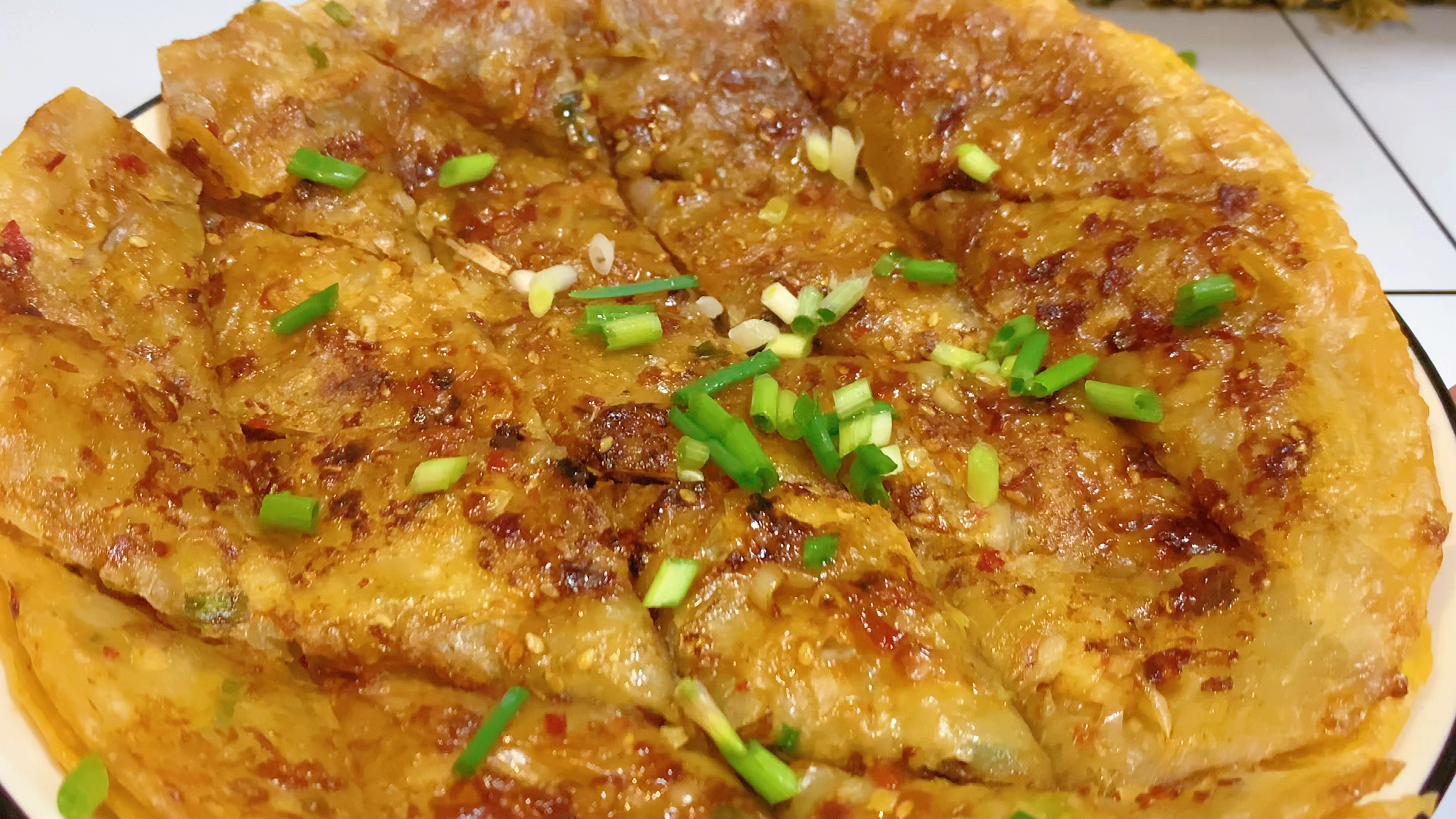 #自制美食#手抓饼!???酱香饼???这么容易