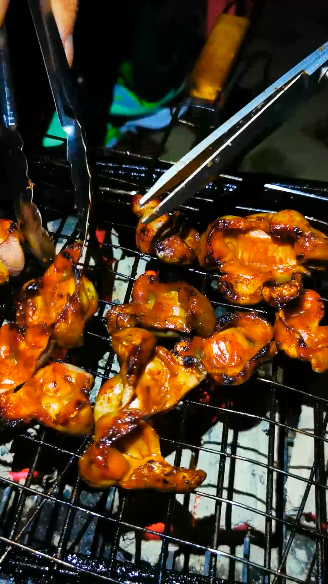 #烧烤#碳烤鸡肾,鲜嫩可口,口感非常不错