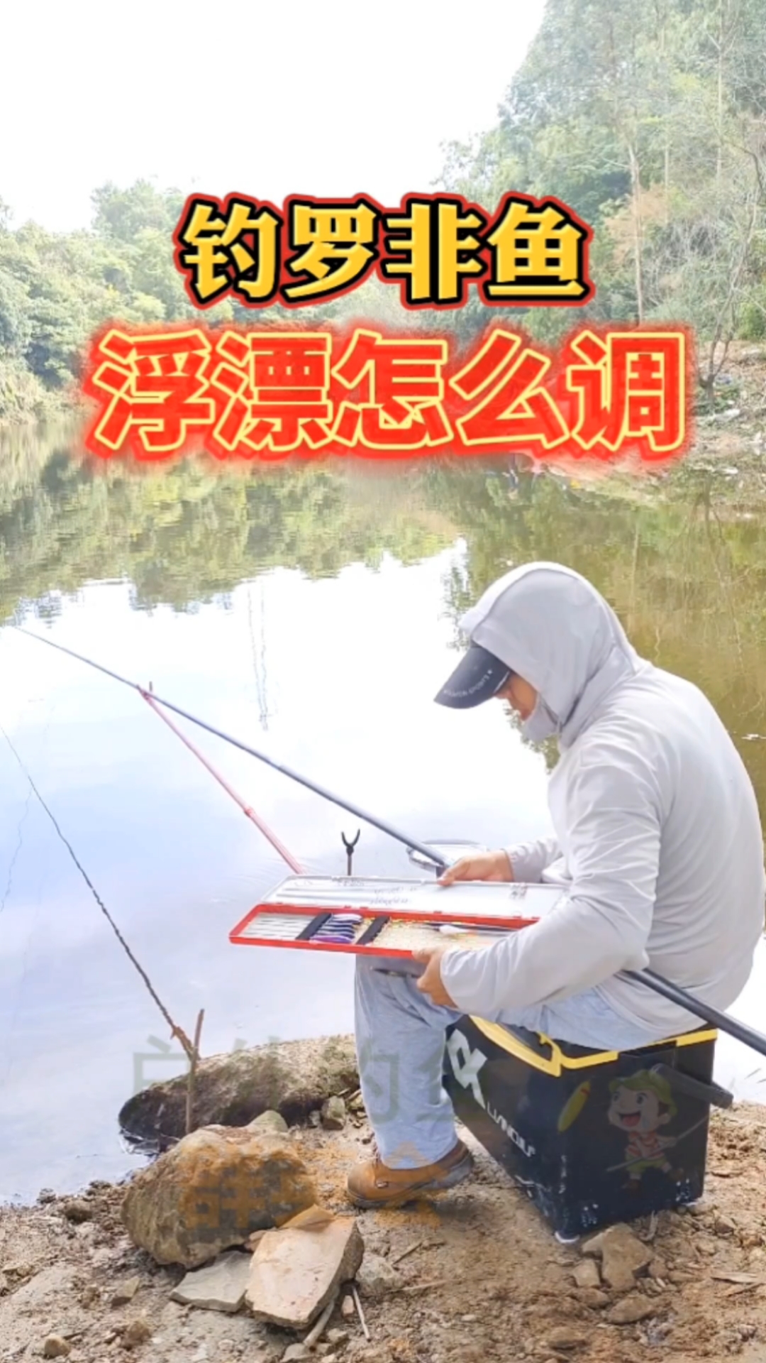 #钓鱼#钓罗非鱼浮漂怎么调?看完这个视频你就明白了