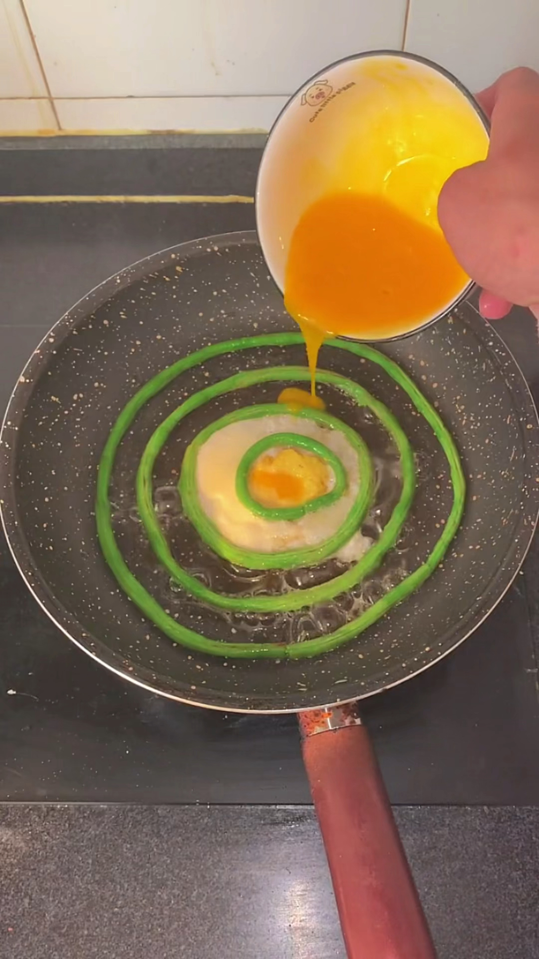 #万元奖金争夺赛#创意豆角鸡蛋饼