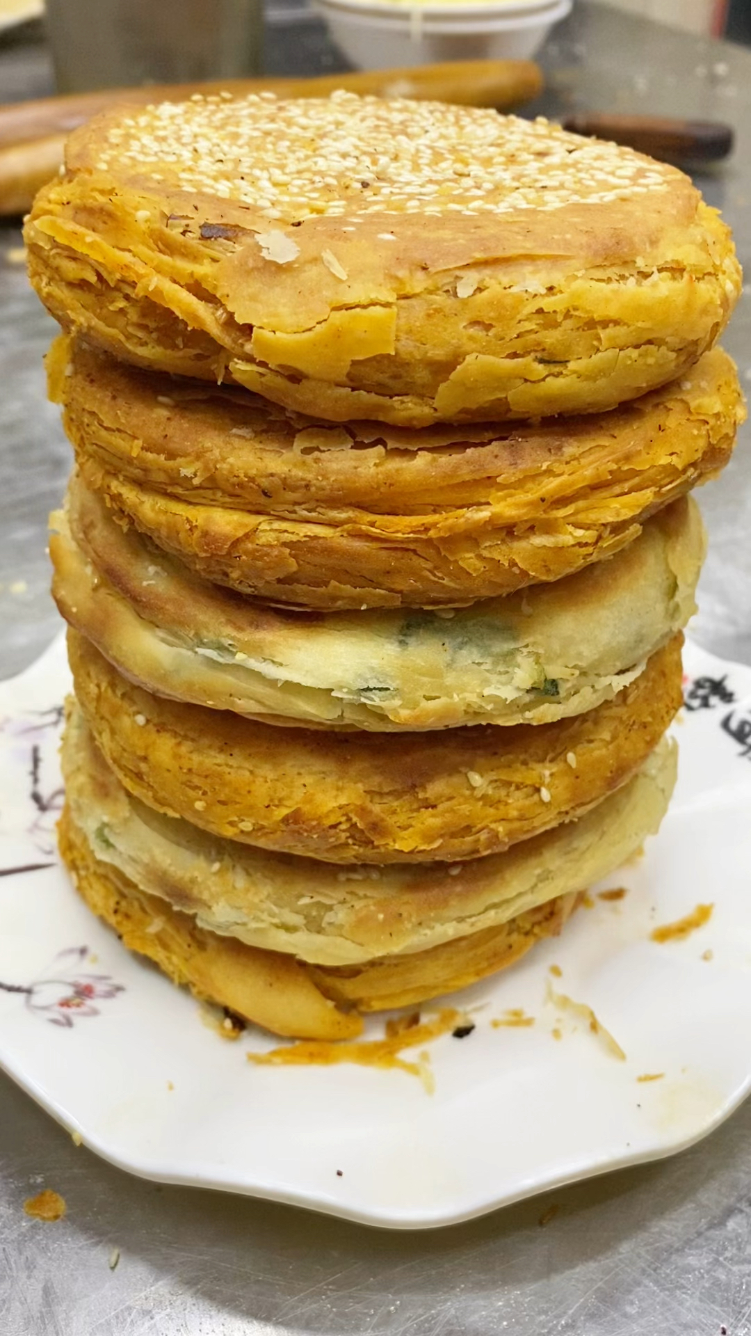 #油酥烧饼#周口哪里教学油酥烧饼做法