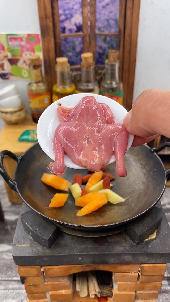 #迷你厨房#迷你厨房之炖鸡汤,冬天大补食疗法,快快学起来吧!