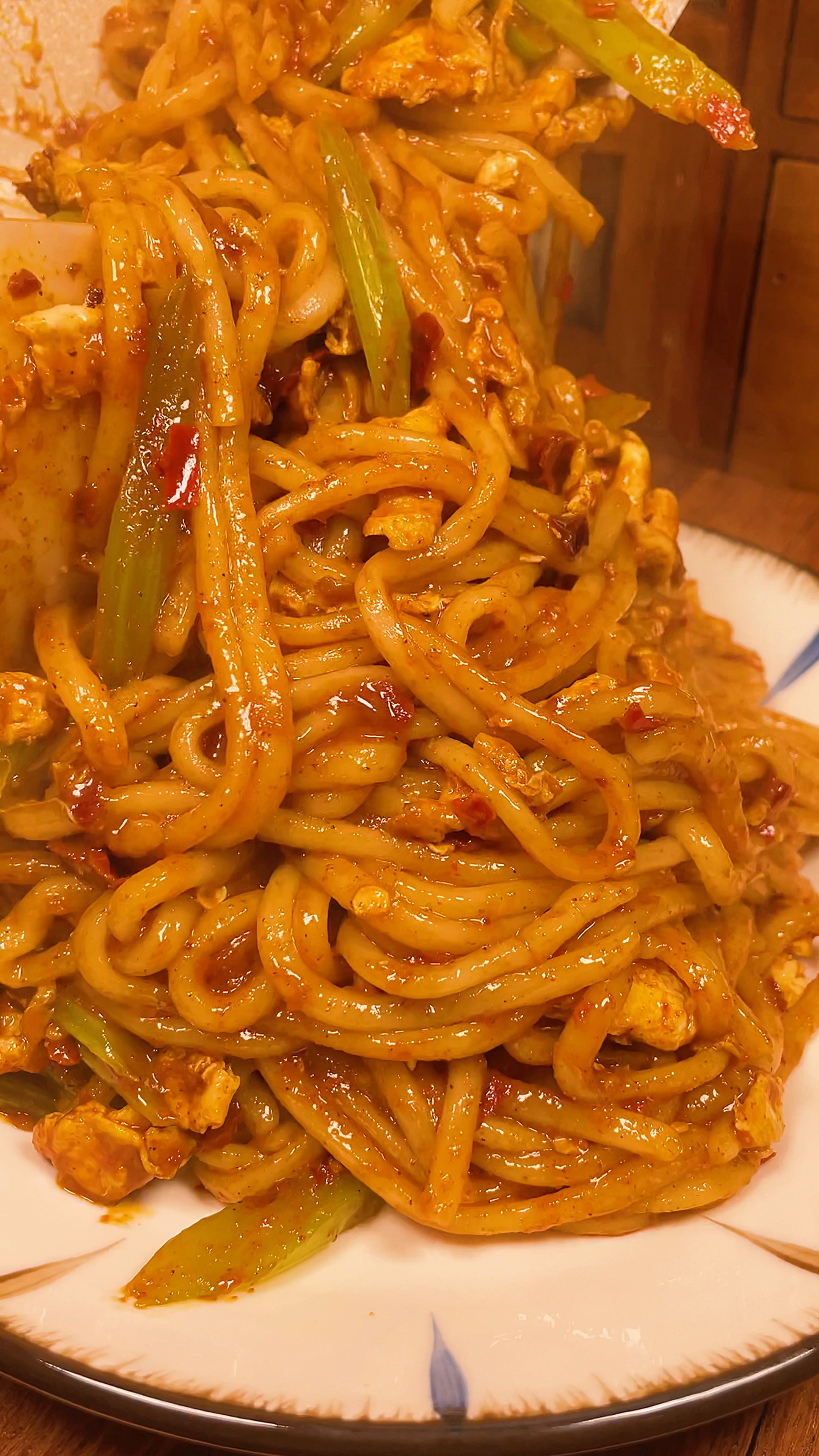 #美食#新疆爆辣炒米粉做法