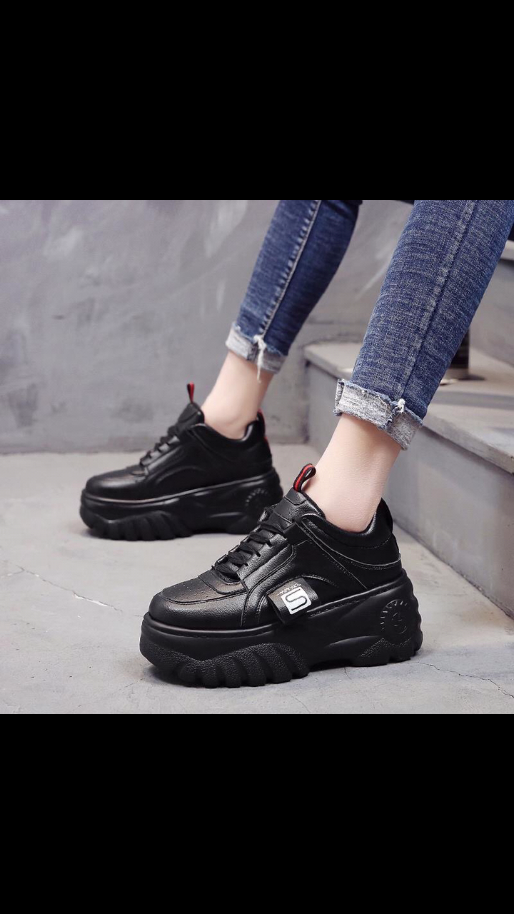 老爹鞋女ins潮2021新款女鞋春季网红松糕鞋厚底休闲鞋增高7公分高运动鞋