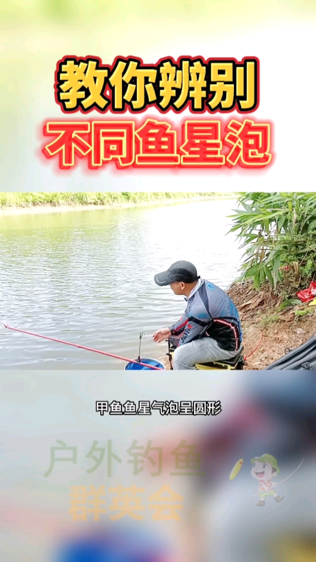 #钓鱼#教你辨别不同鱼种的鱼星泡,钓鱼技巧