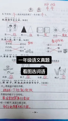 #全民正能量#一年期末复习重点