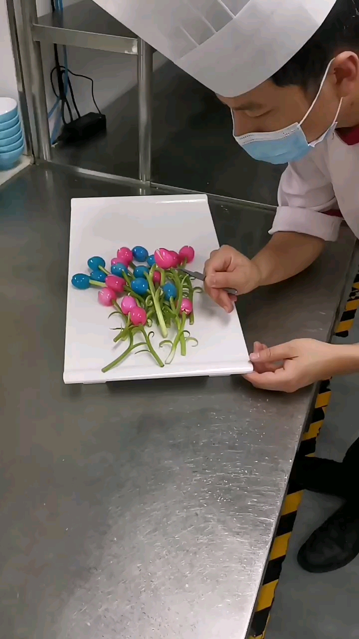 鹌鹑蛋创意摆盘