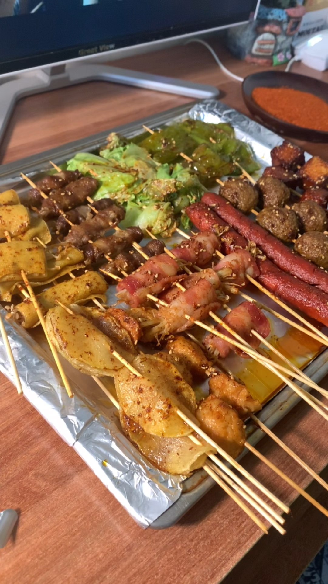 #宵夜#尽管热量高,还是挡不住嘴,炸串,安排一波!有人来嘛?