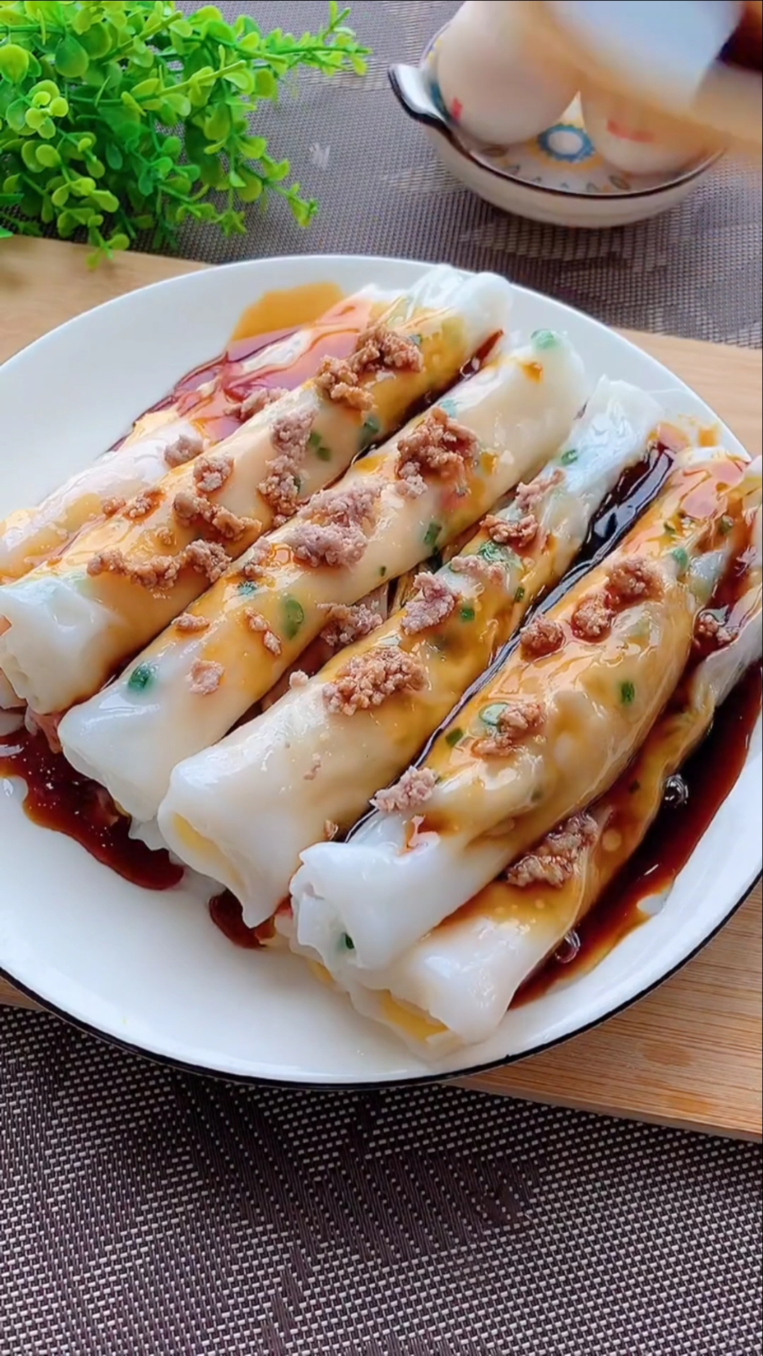 #美食#喜欢吃广式肠粉的朋友,试试这个做法吧,非常简单