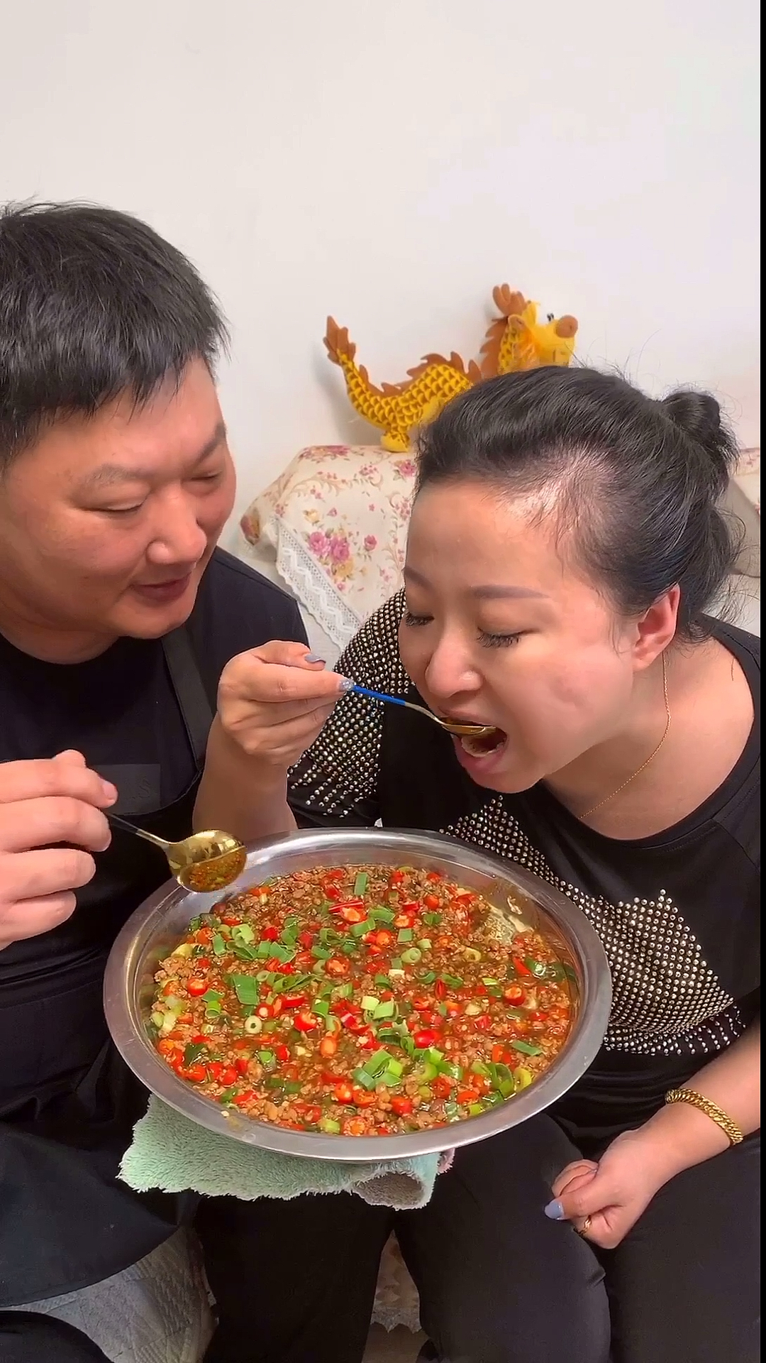 #美食#家庭版肉沫豆腐做法，感谢朋友们的支持