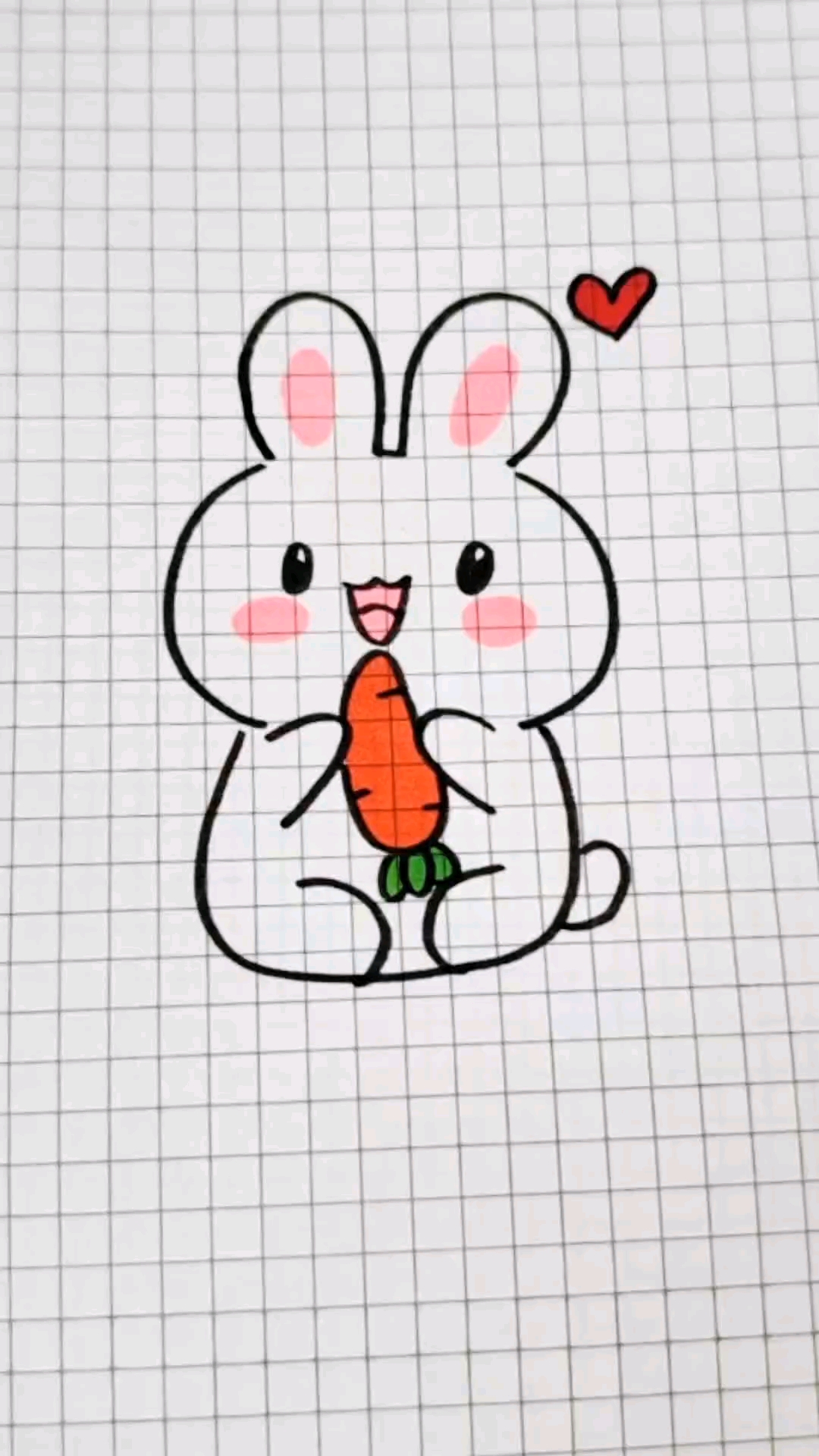 #简笔画#小白兔简笔画