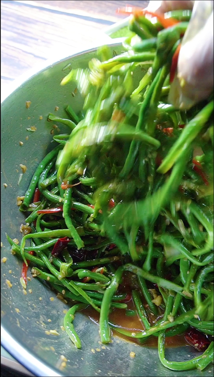 #家乡特色美食#家庭版凉拌豆角