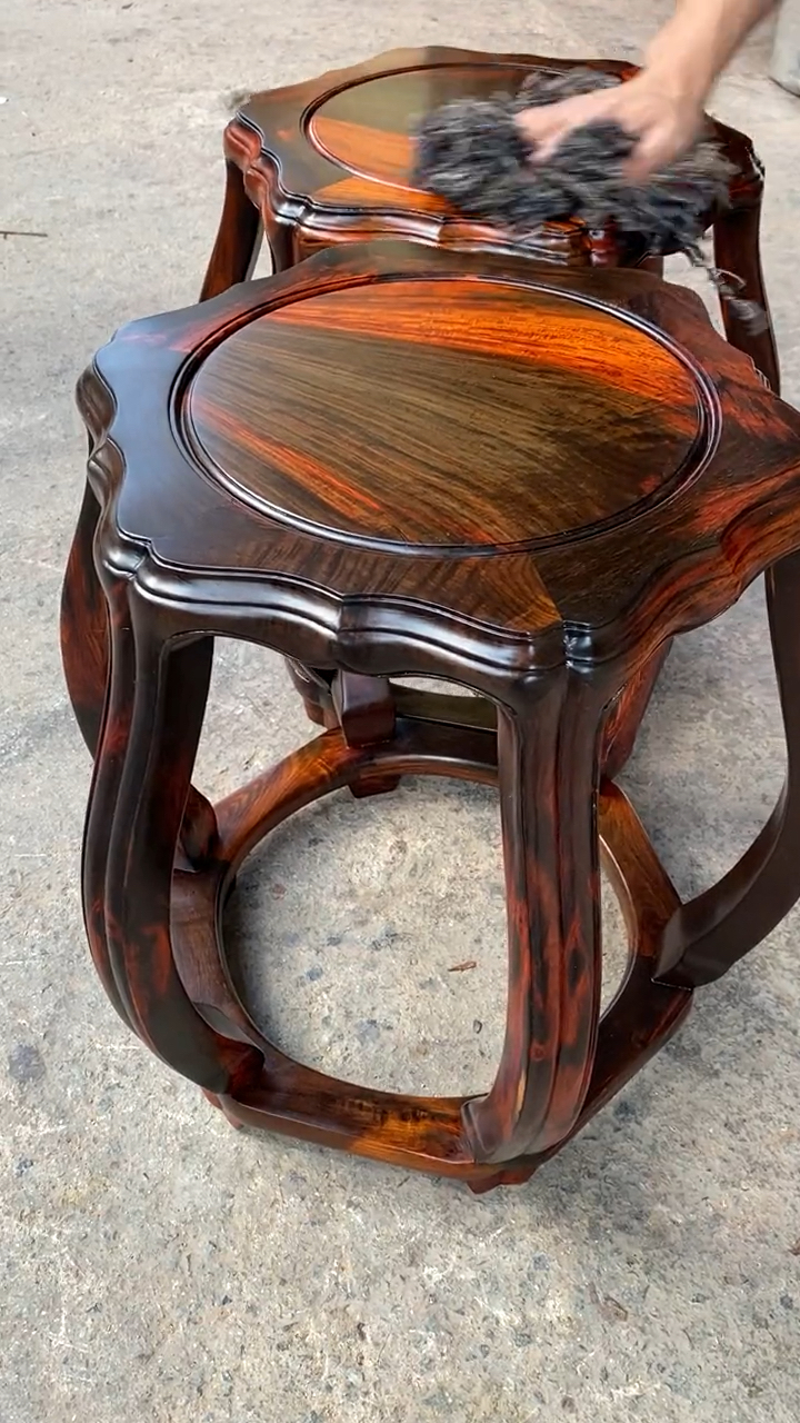 大红酸枝海棠椅