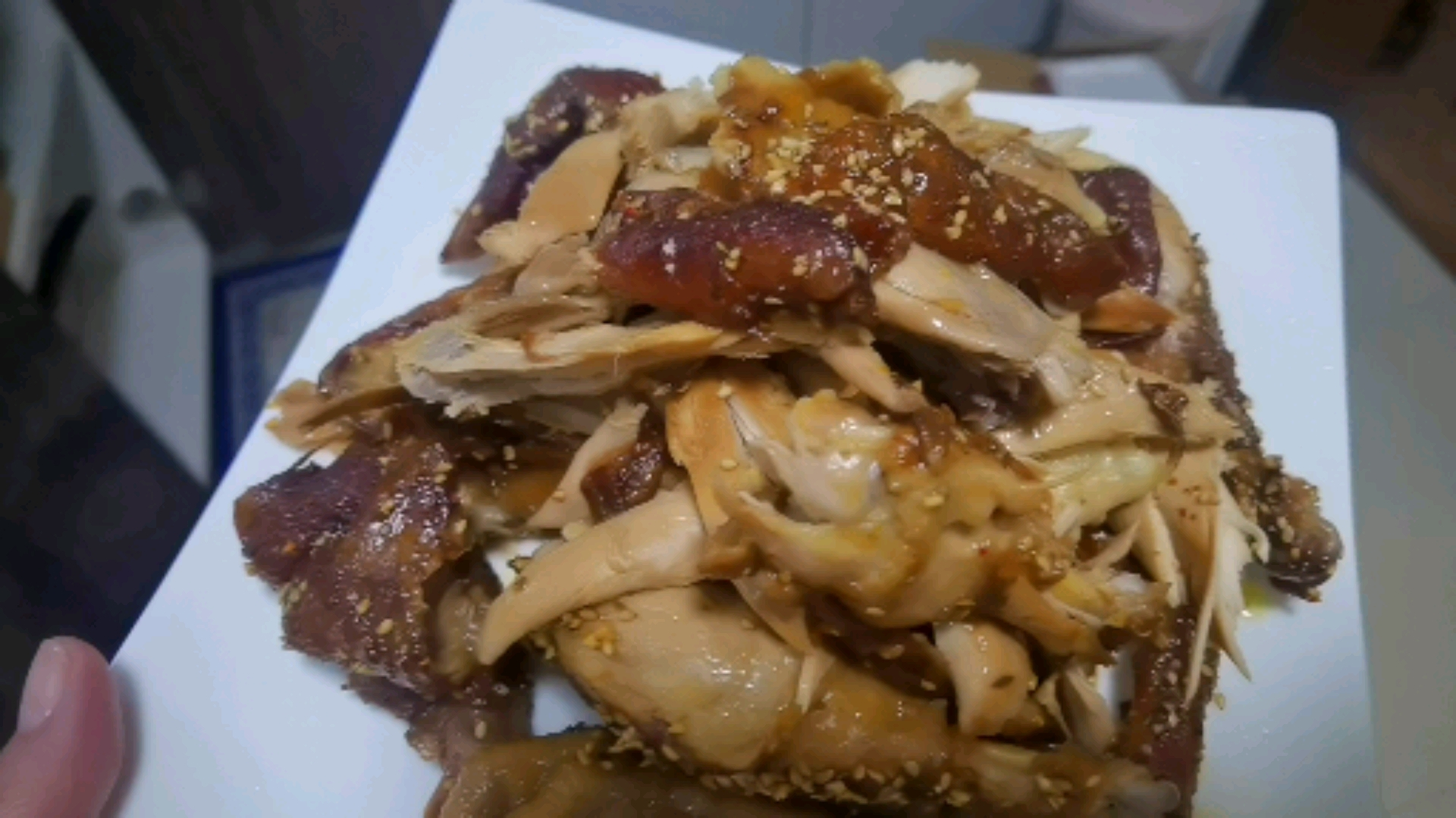 芝麻烤大公鸡