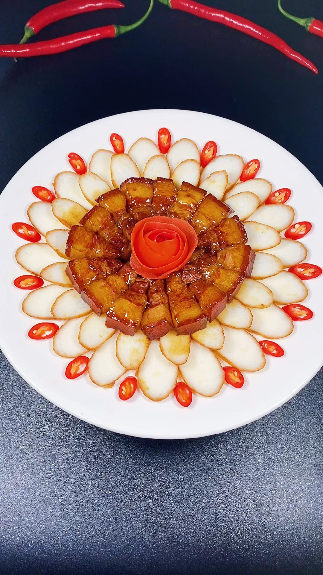 #美食#红烧肉这样做不仅好吃又好看,肥而不腻,加上山药的搭配营养美味