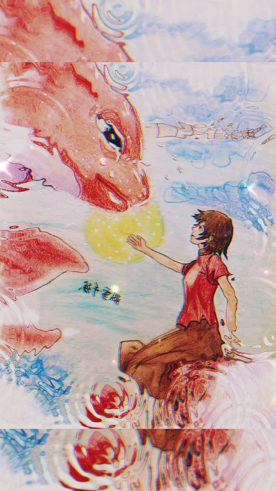 #大鱼海棠#我画的大鱼和老妈画的大鱼有什么区别呢