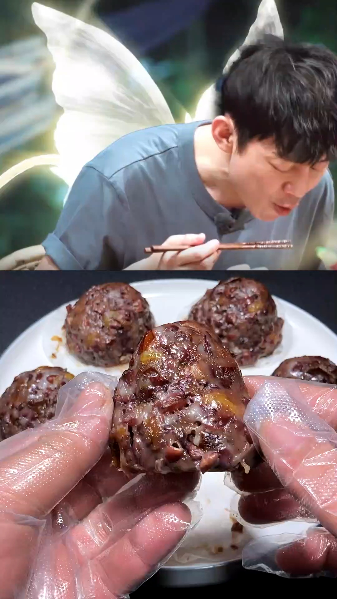 #家乡特色美食#红豆糯米团子超好吃豆香四溢