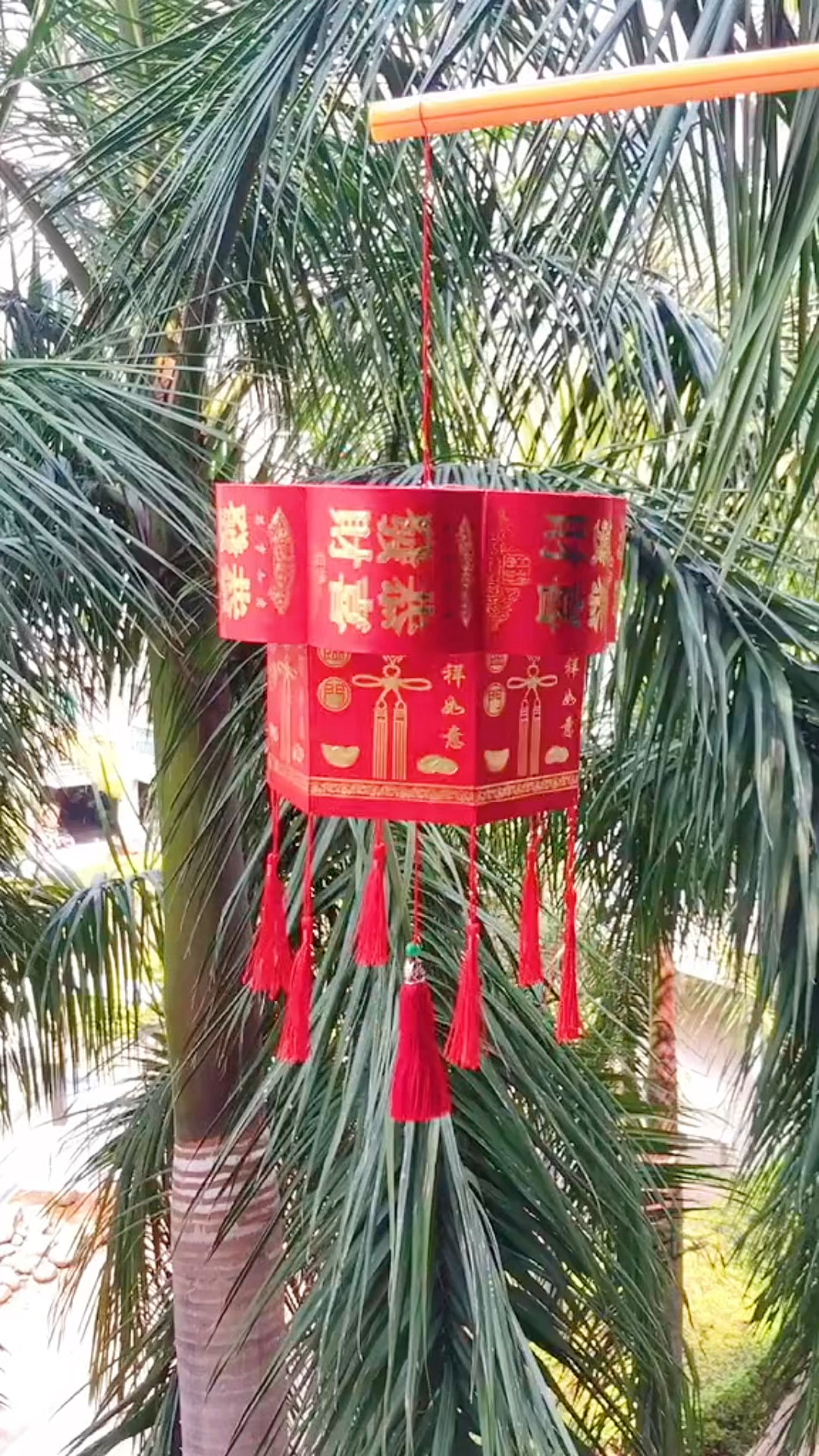 #幼儿园手工#用红包做新年灯笼