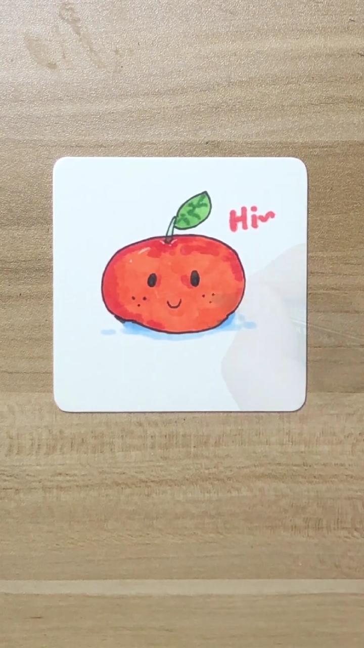 #儿童简笔画#可爱的橘子