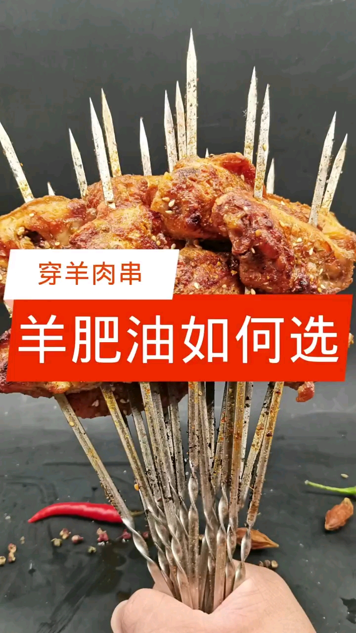 #万物皆可烧烤#开烧烤店穿羊肉串羊肥油选那个部位【开烧烤店】