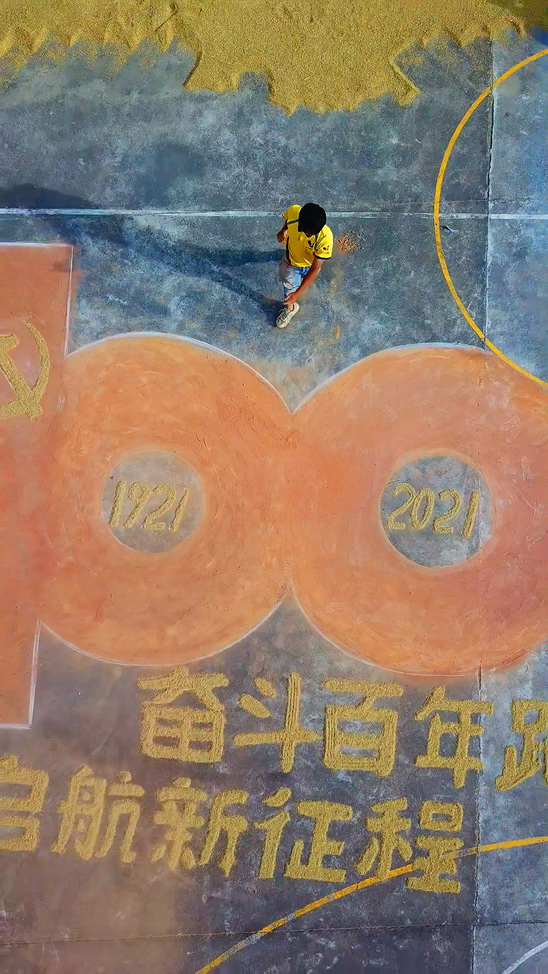 #建党100周年#奋斗百年路，起航新征程