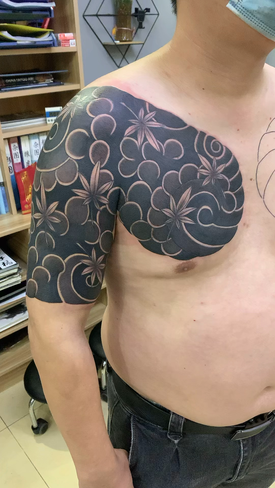 半甲纹身#日式纹身#老传统纹身#吴江酷客纹身#吴江刺青