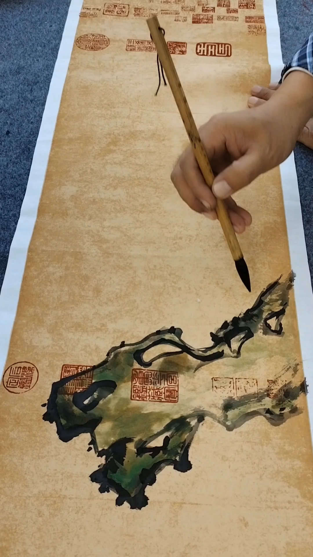 #国画兰花#彭琰林国画兰花教学口诀