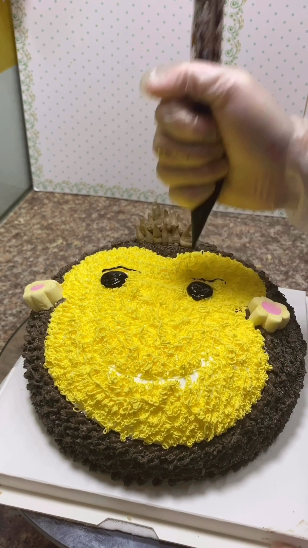 #卡通蛋糕#哥
