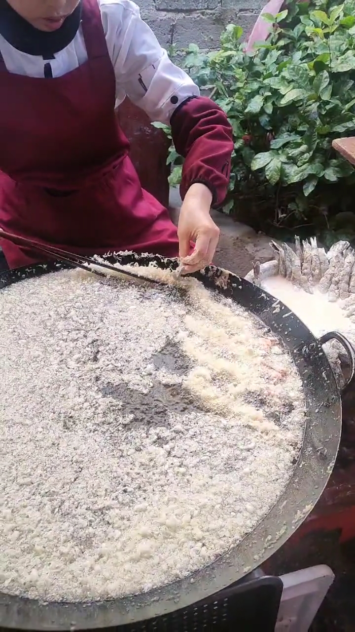 你见过天妇罗虾怎么做的今天给大家见识一下
