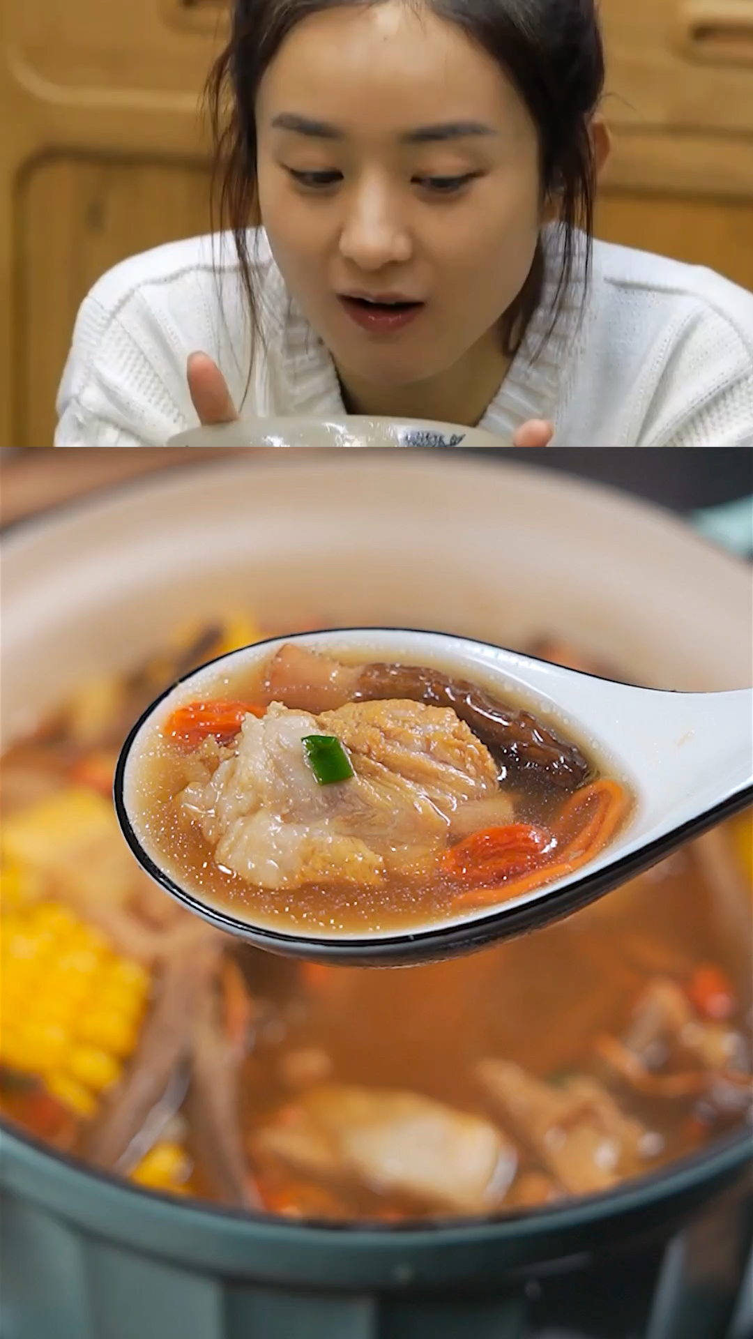 #在家做个拿手菜#天冷了一定要试试这个松茸排骨汤好喝又简单大冷天喝一碗太舒服了