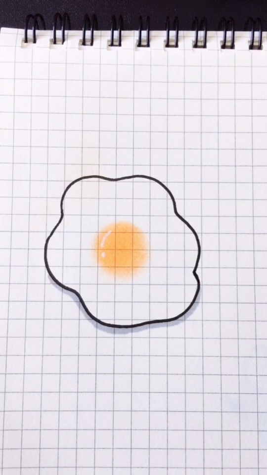 #简笔画#煎个鸡蛋