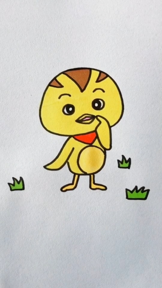 #简笔画#萌鸡小队,有认识的吗