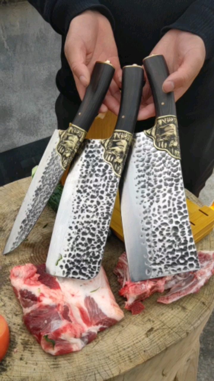 #好物推荐#手工菜刀龙泉手工锻打菜刀,家庭厨房餐厅后厨...好帮手