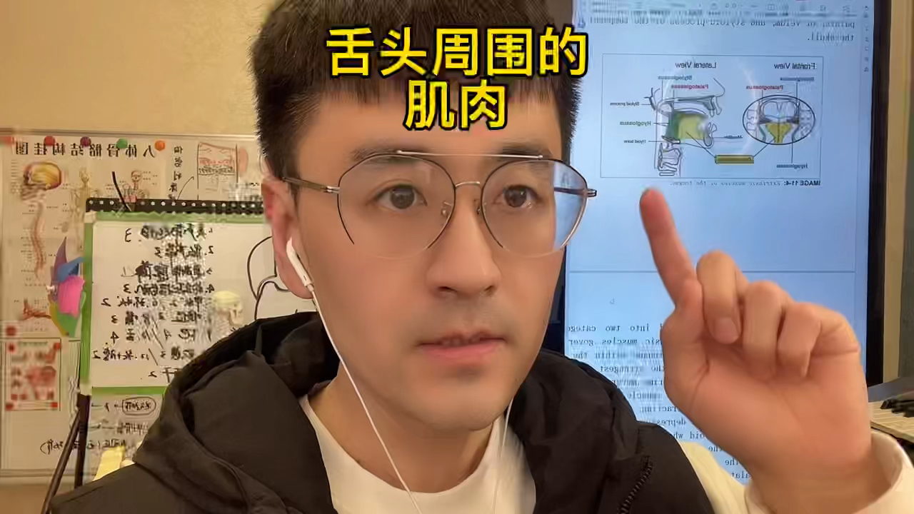 #声乐教学#舌头周围的肌肉