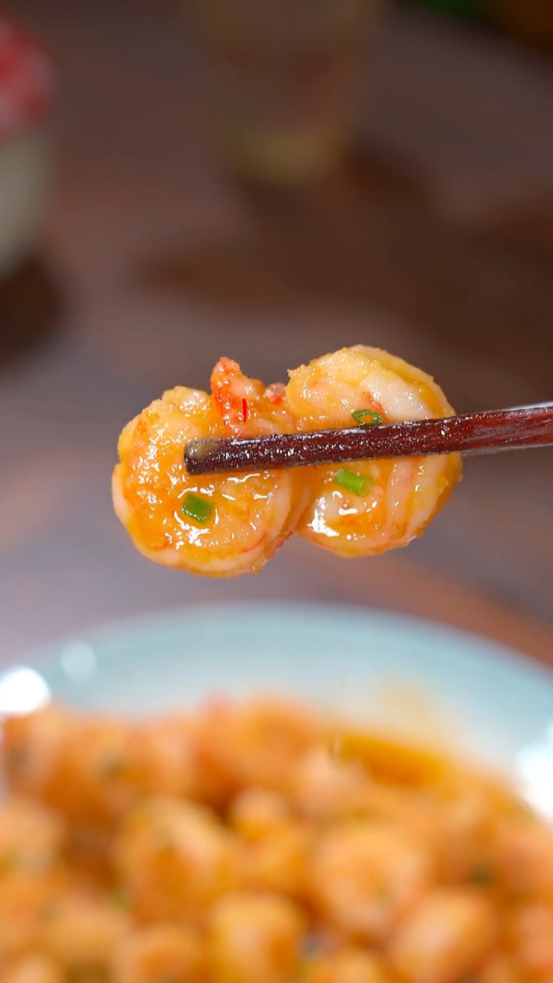 #美食#蛋黄焗虾仁的做法