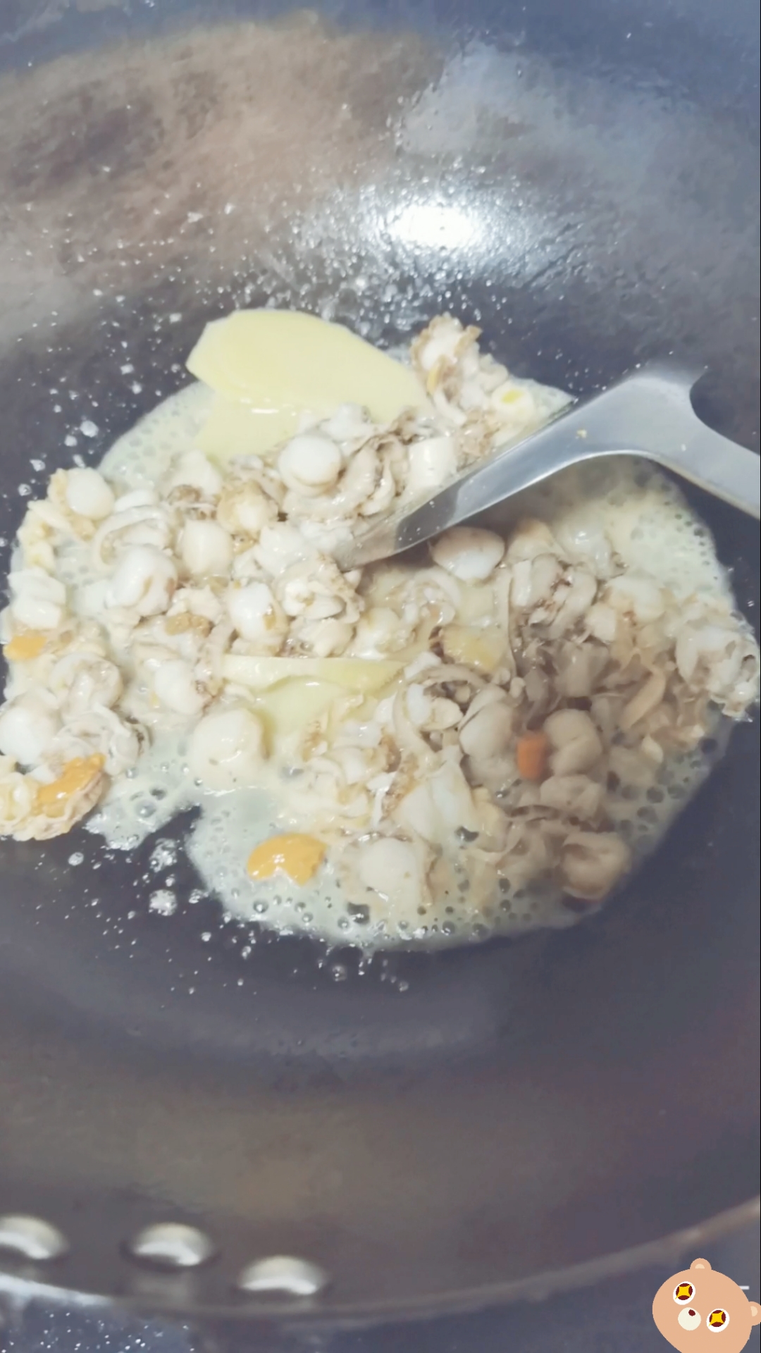 #自制美食#给儿子做的鲜贝青萝卜丝汤