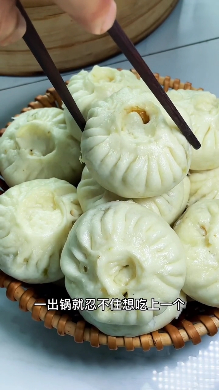 这个素馅大包子拿肉都不换,老公都给清空了!
