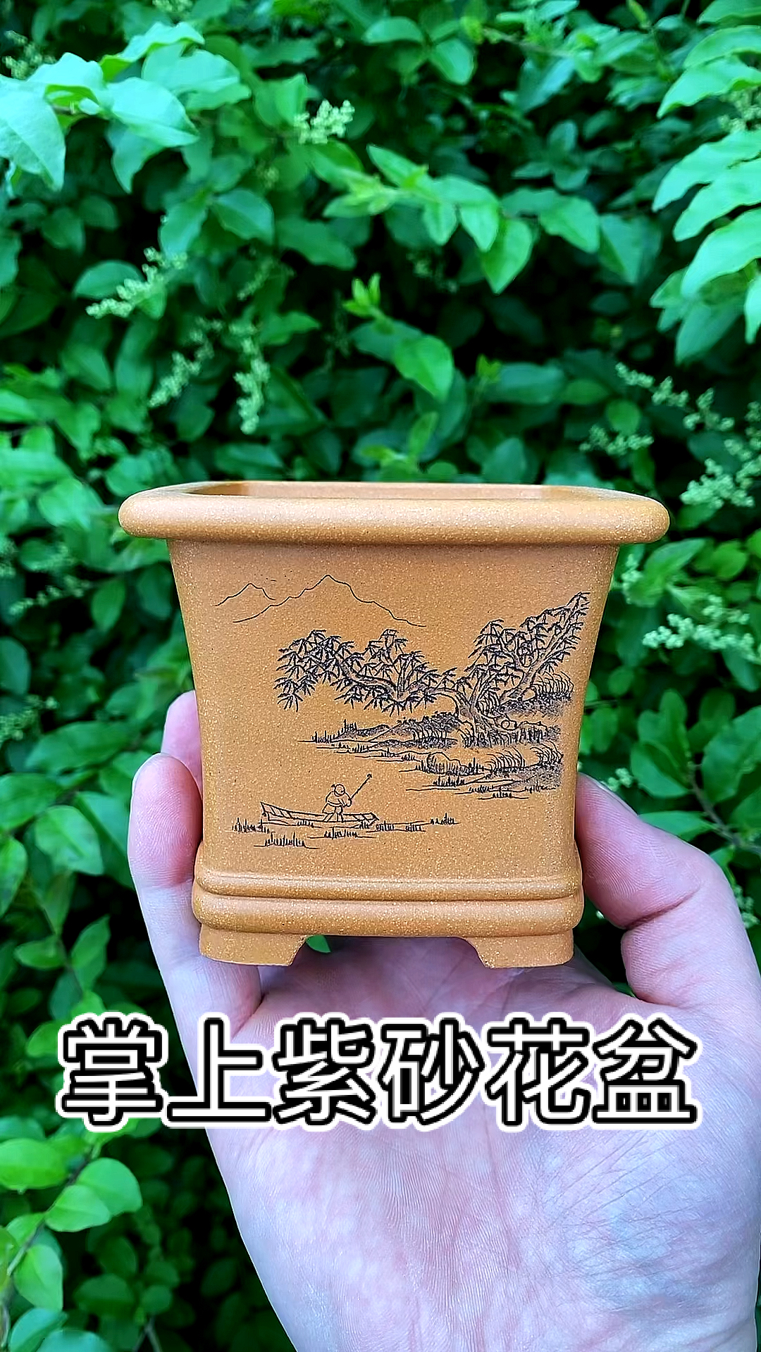 #宜兴紫砂花盆#宜兴紫砂花盆盆景花盆掌上盆景盆