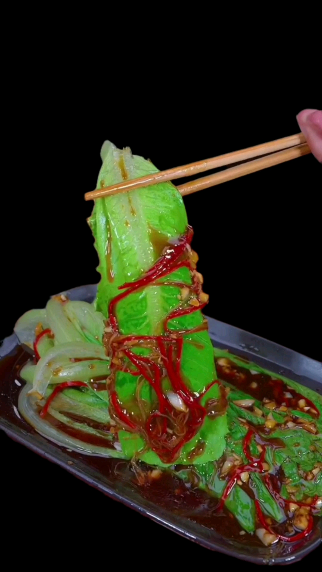 蚝油生菜家常做法,清脆爽口翠绿不发黑,好吃下饭,