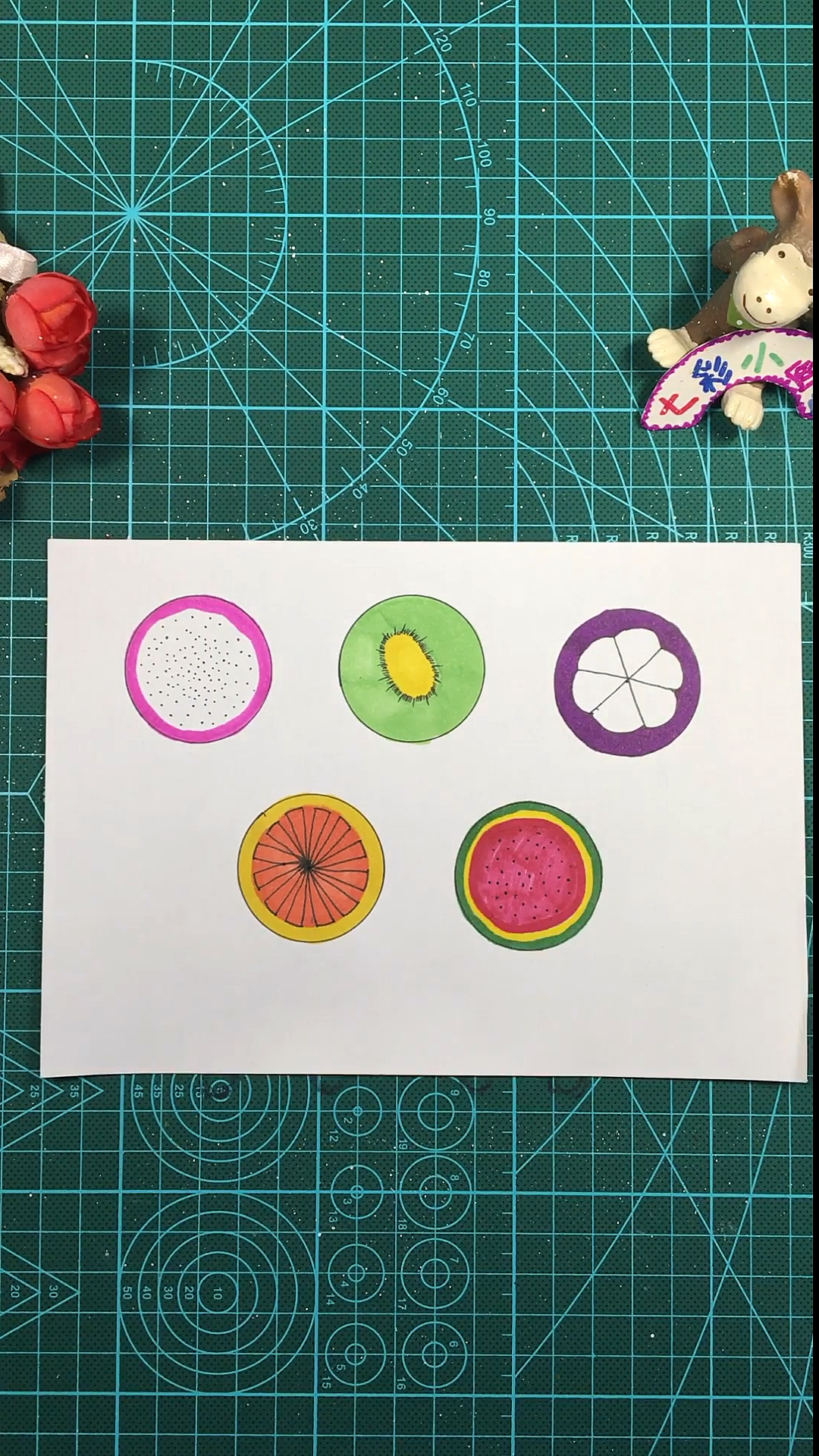 #简笔画#圆形画各种水果简笔画,你喜欢哪种呢?