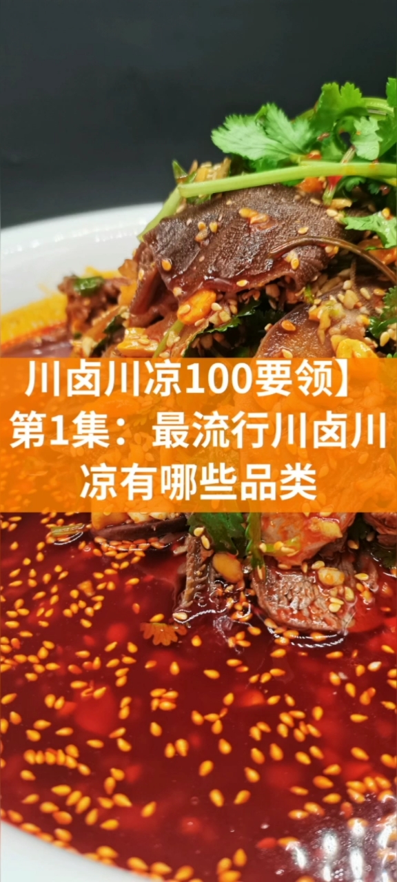 #凉拌菜培训#第1集:最流行川卤川凉有哪些品类【川卤川凉100要领】
