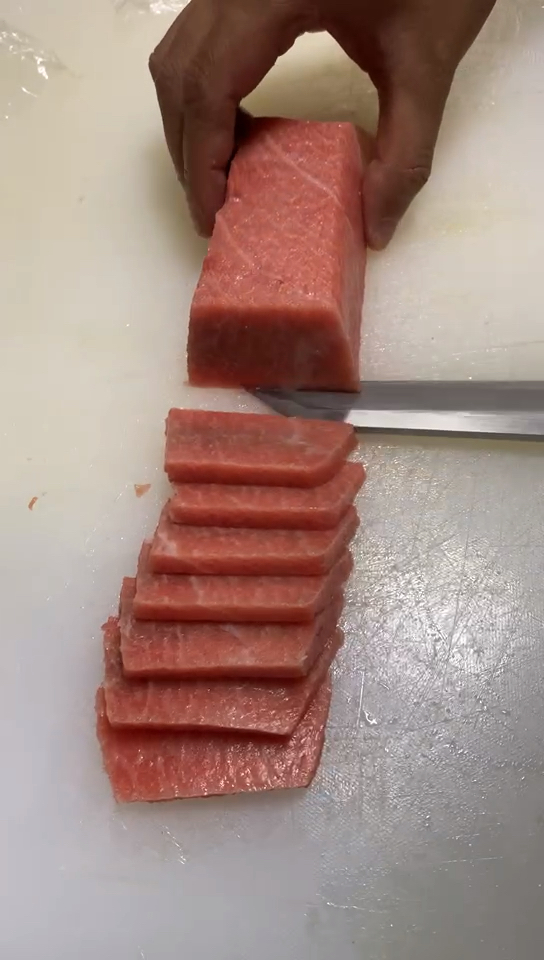 #金枪鱼大腹#金枪鱼中的劳斯莱斯大家吃过吗?切金枪鱼大腹